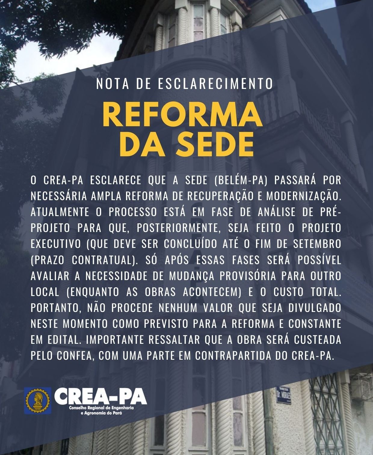 Nota esclarecimento obras Sede CREA-PA.jpg